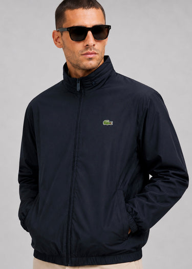 Water repellent track jacket - blackbird