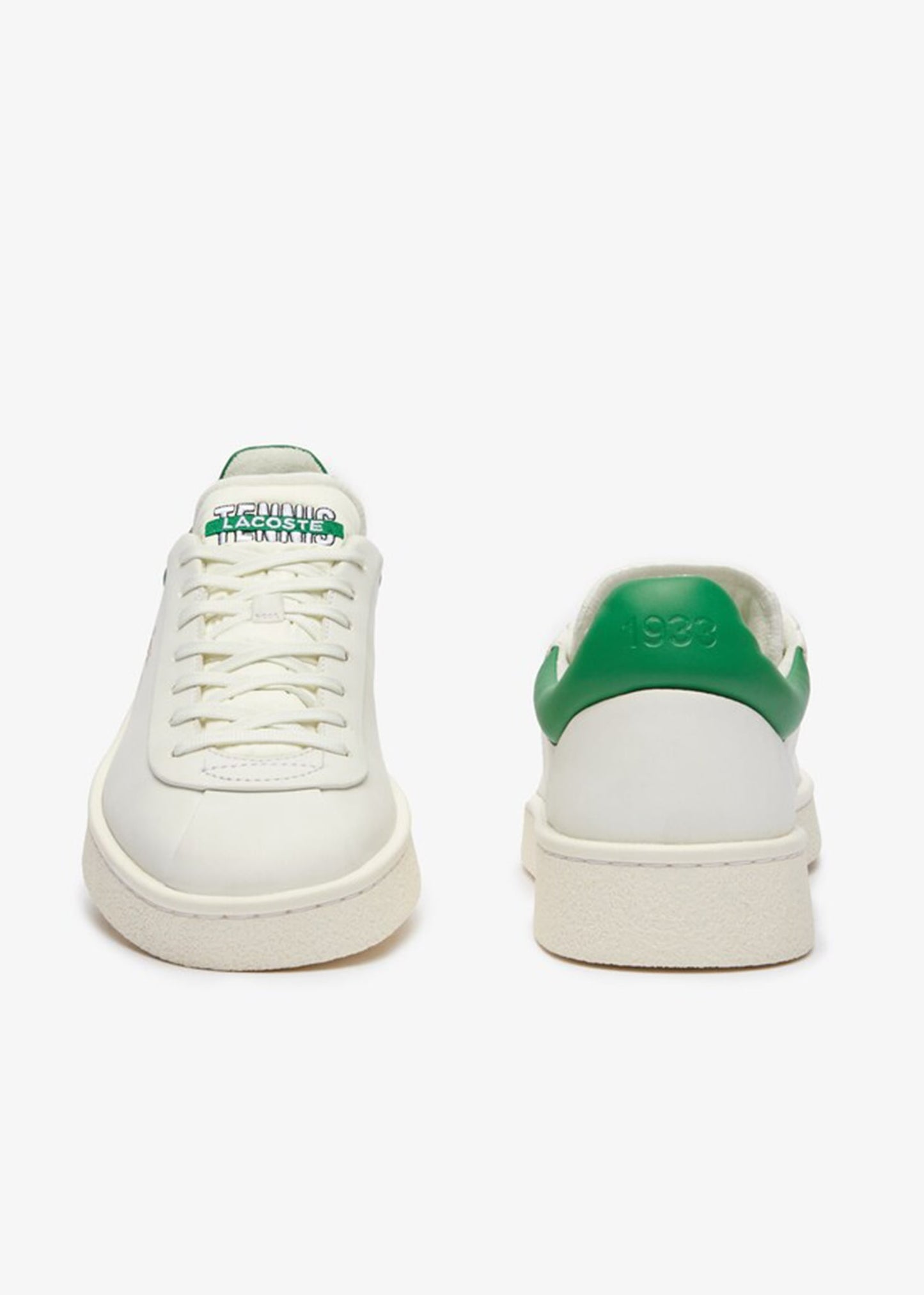 Lacoste Schoenen Baseshot - white green