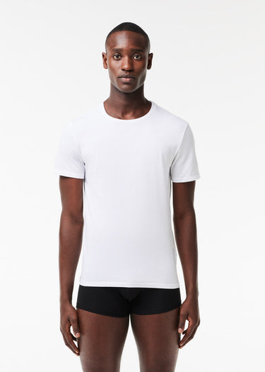 Lacoste T-shirts Lacoste tee 3 pack - white