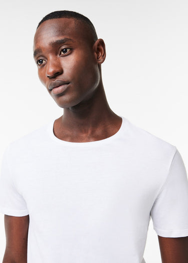 Lacoste T-shirts Lacoste tee 3 pack - white