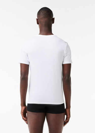 Lacoste T-shirts Lacoste tee 3 pack - white