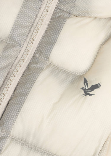 Lyle & Scott Jassen Translucent puffer jacket - putty