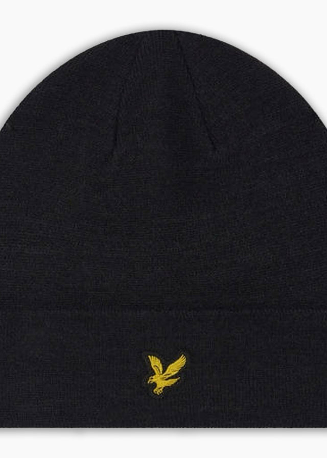 Lyle & Scott Mutsen Basic beanie - jet black