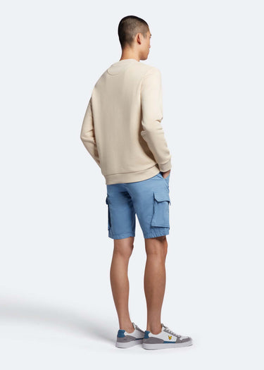 Lyle & Scott Korte Broeken Wembley cargo short - skipton blue