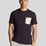 Lyle & Scott T-shirts Contrast pocket t-shirt - dark navy cove