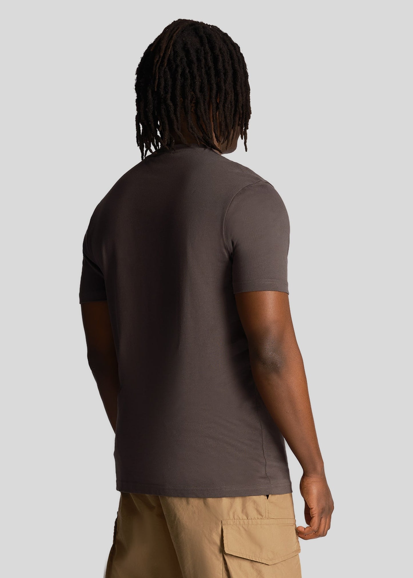 Lyle & Scott T-shirts Embroidered t-shirt - gunmetal
