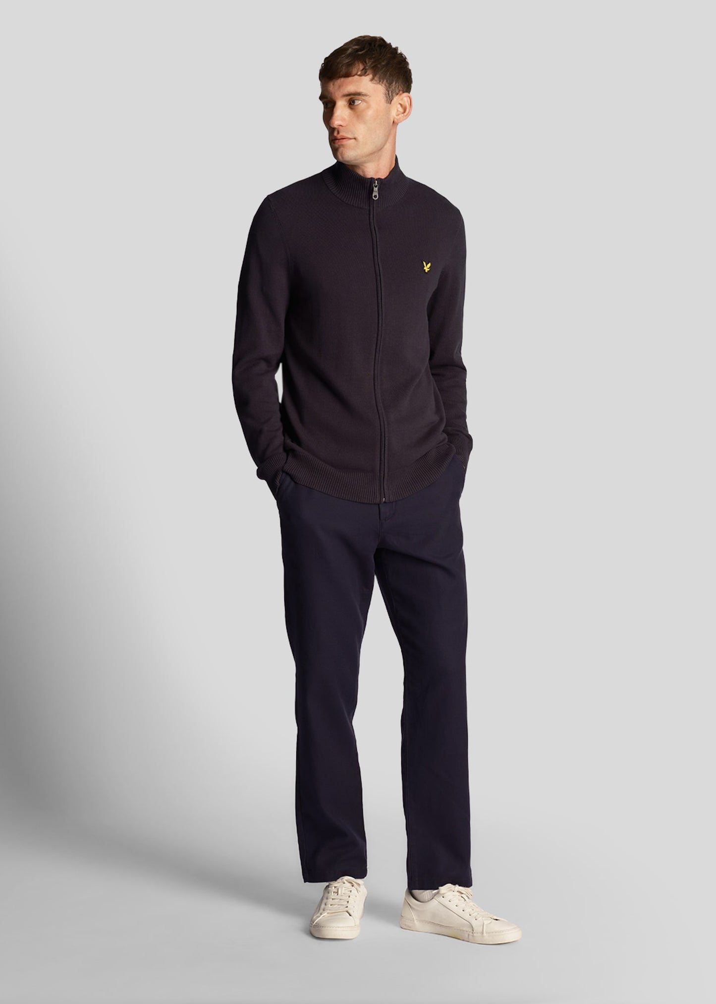 Lyle & Scott Vesten Full zip jumper - dark navy