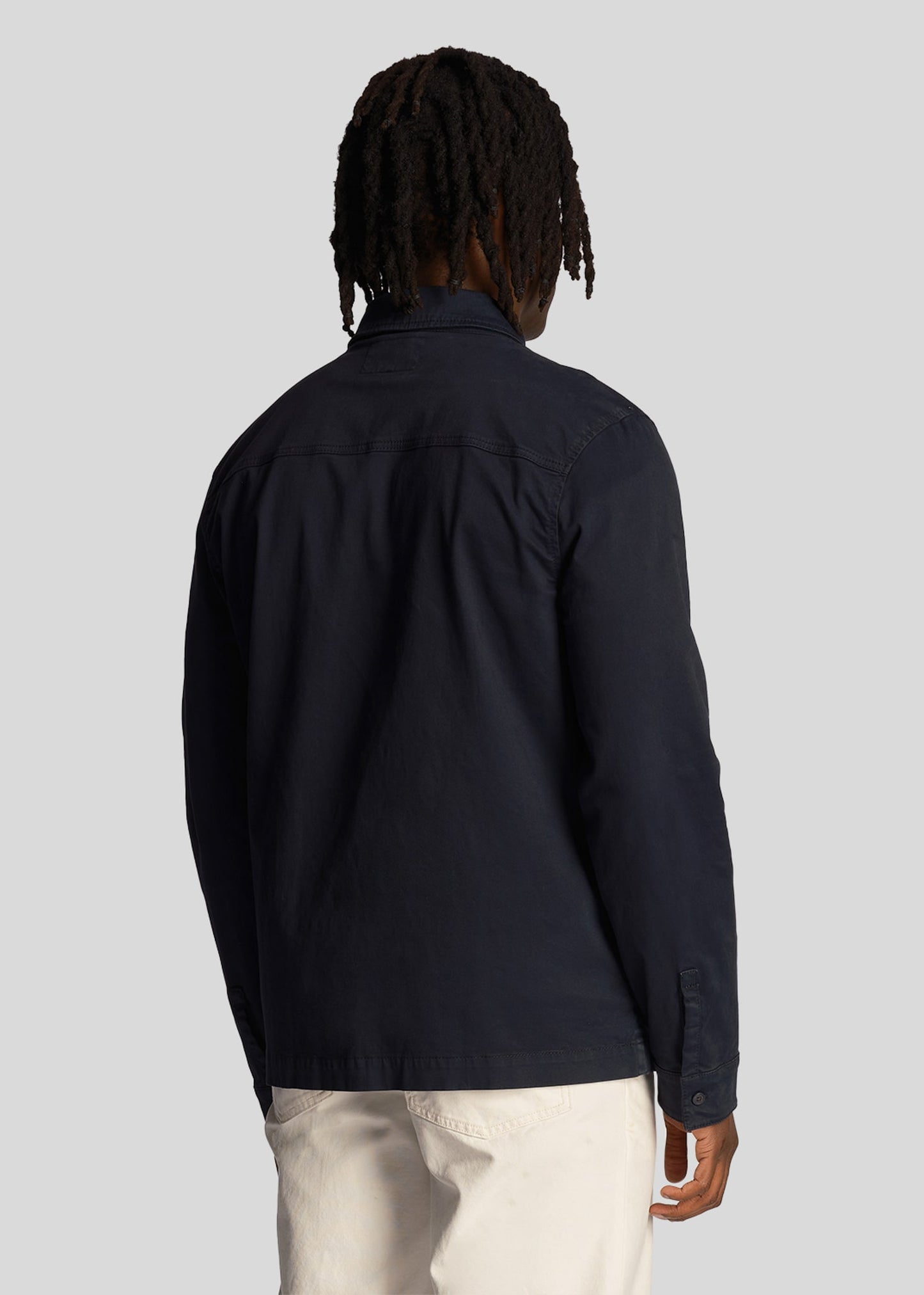 Lyle & Scott Overshirts Garment dyed overshirt - dark navy