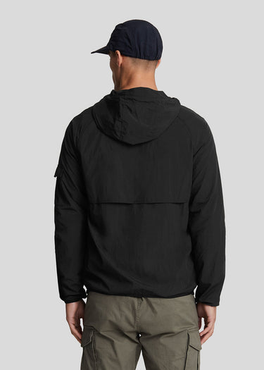 Lyle & Scott Jassen  Hooded windbreaker jacket - jet black