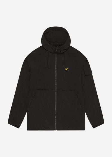 Lyle & Scott Jassen  Hooded windbreaker jacket - jet black