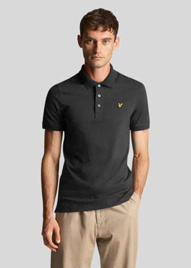 Lyle & Scott Polo's Plain polo shirt - gunmetal