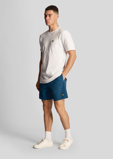 Lyle & Scott Zwembroeken Plain swim short - apres-navy