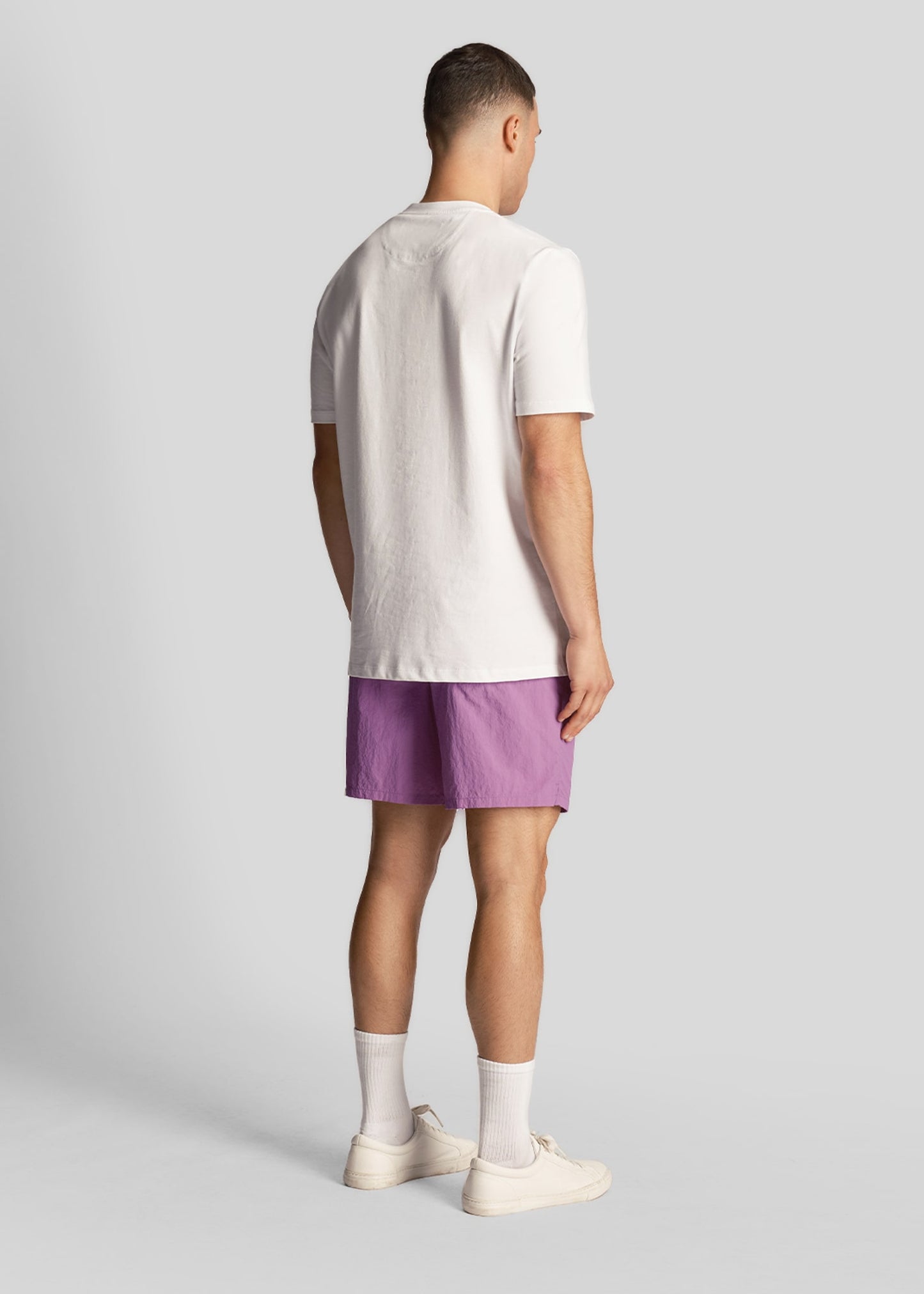 Lyle & Scott Zwembroeken Plain swim short - card purple
