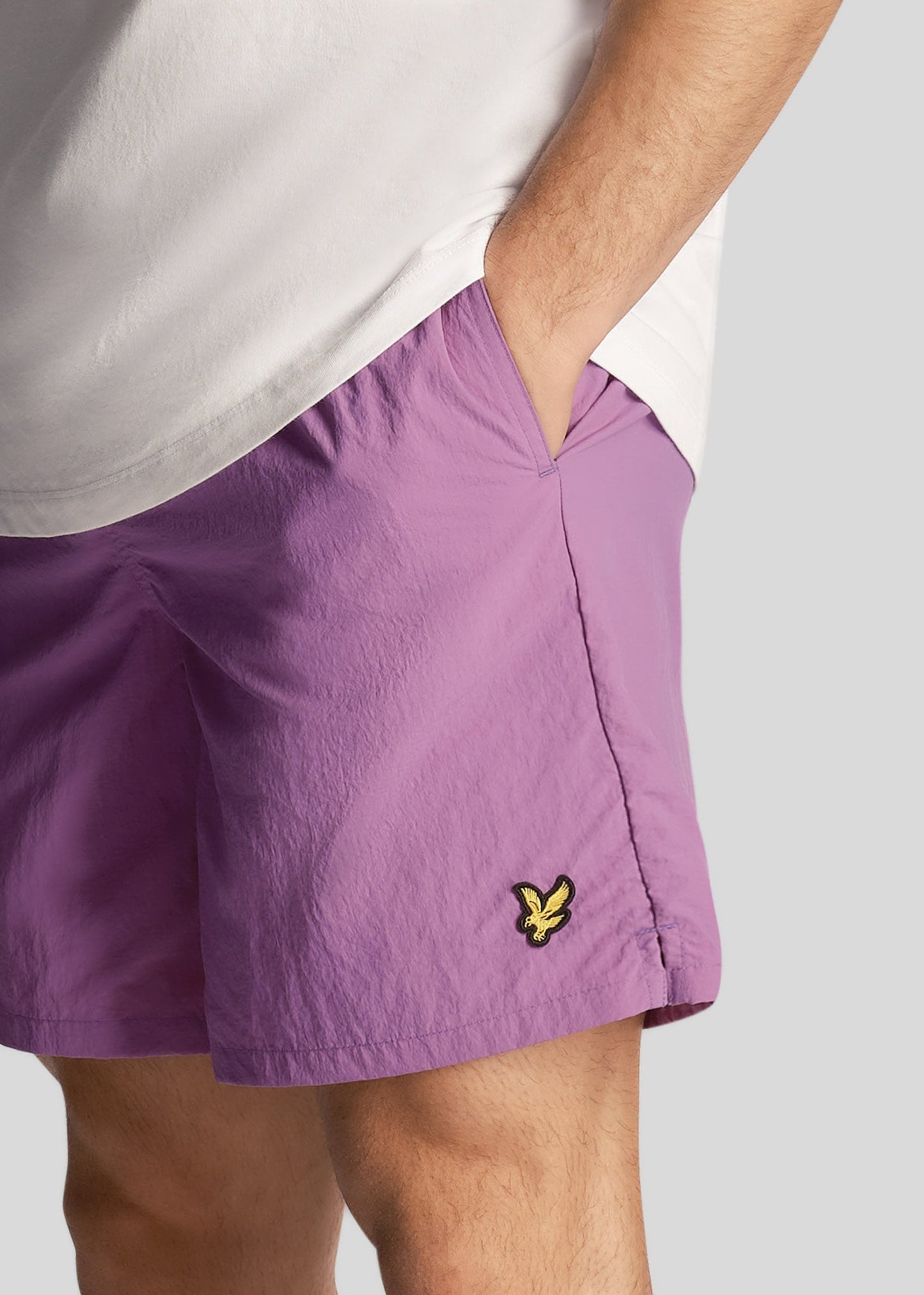 Lyle & Scott Zwembroeken Plain swim short - card purple