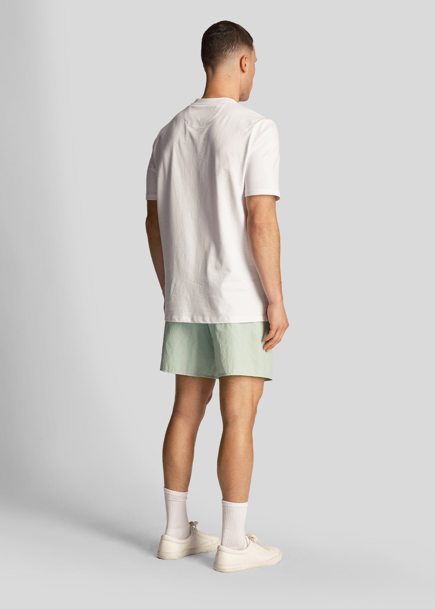 Lyle & Scott Zwembroeken Plain swim short - turquoise shadow