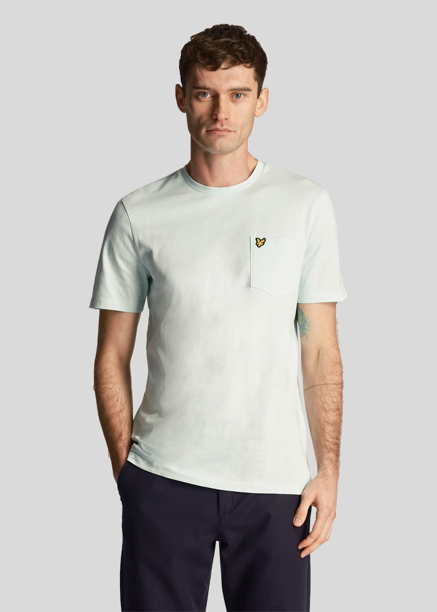 Lyle & Scott T-shirts Pocket t-shirt - clear sky