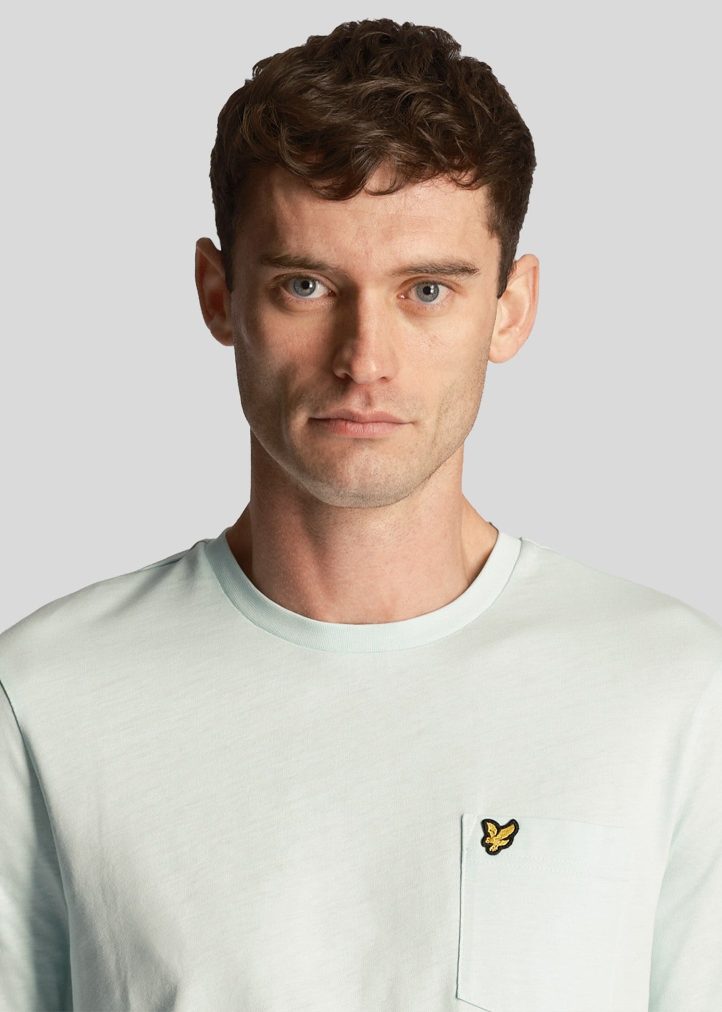 Lyle & Scott T-shirts Pocket t-shirt - clear sky