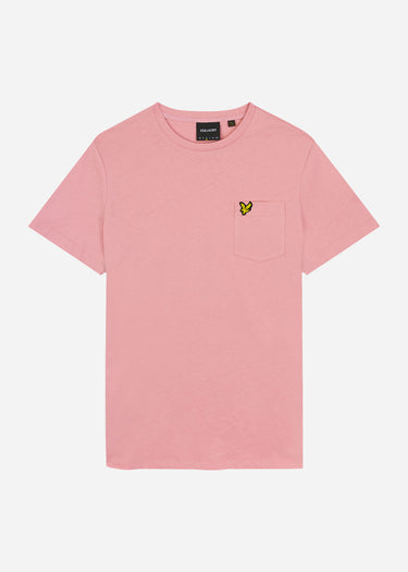 Lyle & Scott T-shirts Pocket t-shirt - palm pink