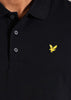Lyle & Scott Polo's Plain polo shirt - jet black
