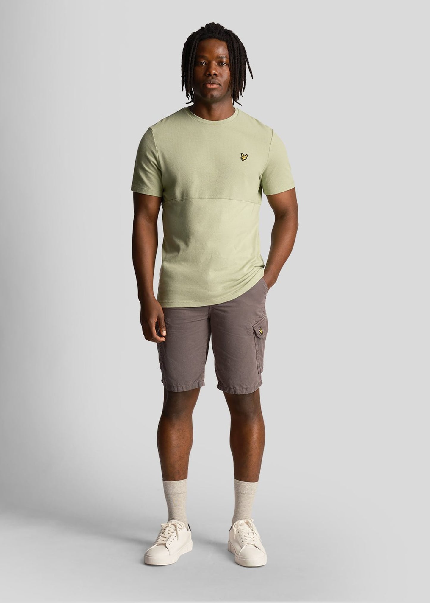 Lyle & Scott Korte Broeken Bestseller Wembley cargo short - anthracite