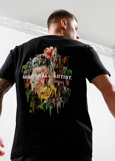 Marshall Artist T-shirts Acid flora t-shirt - black