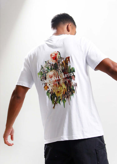 Marshall Artist T-shirts Acid flora t-shirt - white