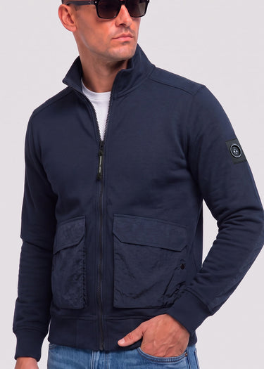 Marshall Artist Vesten Streatham f z sweat - navy