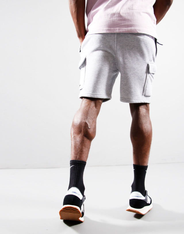 Marshall Artist Korte Broeken Siren cargo short - grey marl