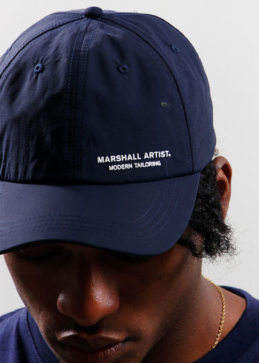 Marshall Artist Petten Siren injection ripstop cap - navy