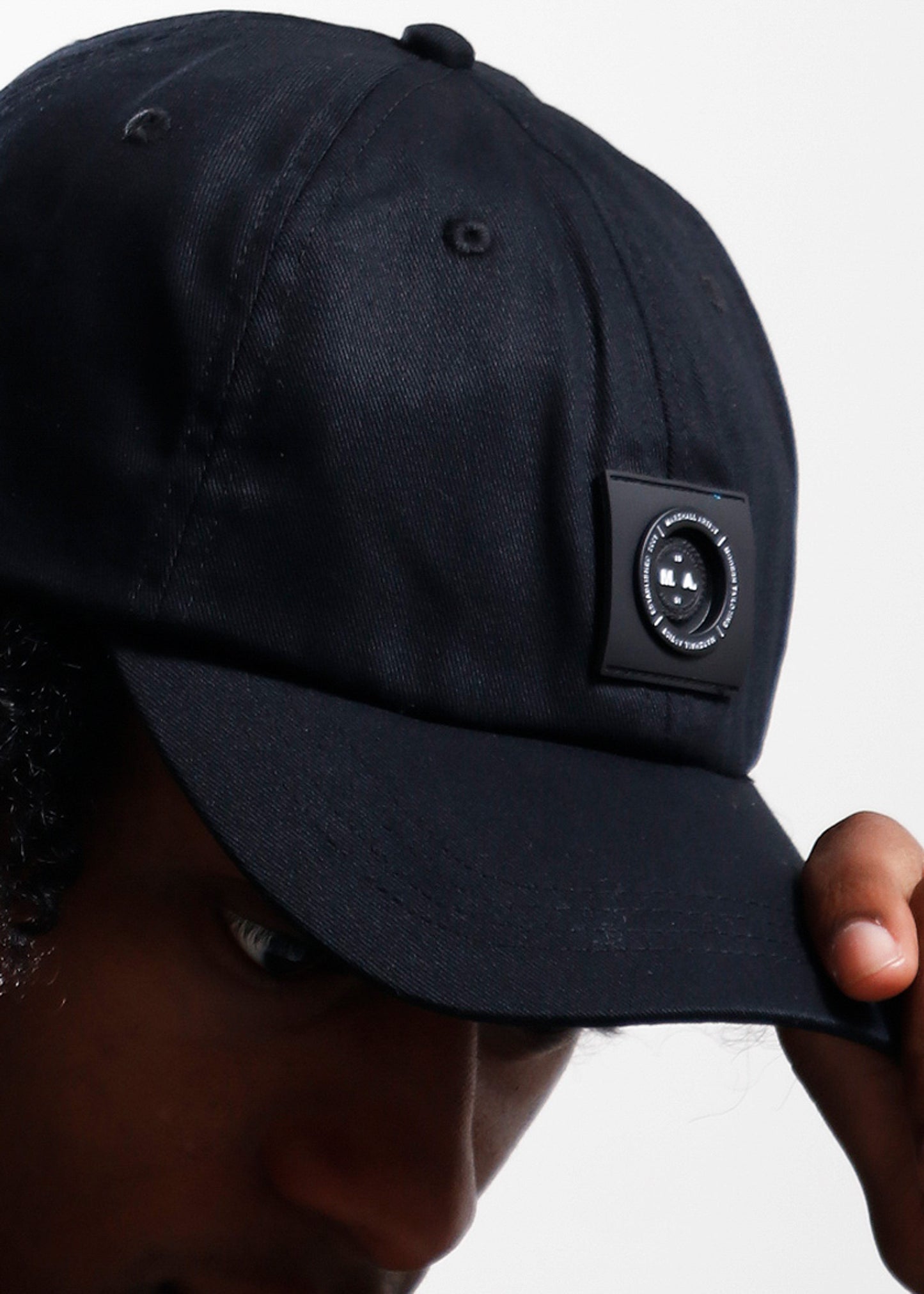 Marshall Artist Petten Siren washed cotton cap - black