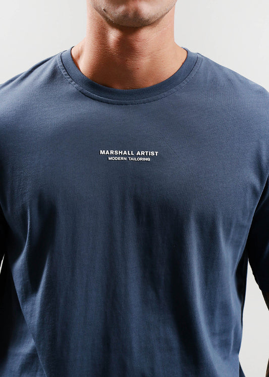 Marshall Artist T-shirts  Injection s/s t-shirt - slate blue 