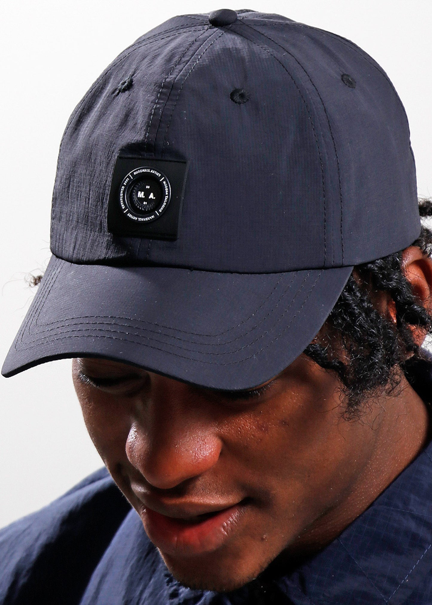 Marshall Artist Petten Siren nylon ripstop cap - navy