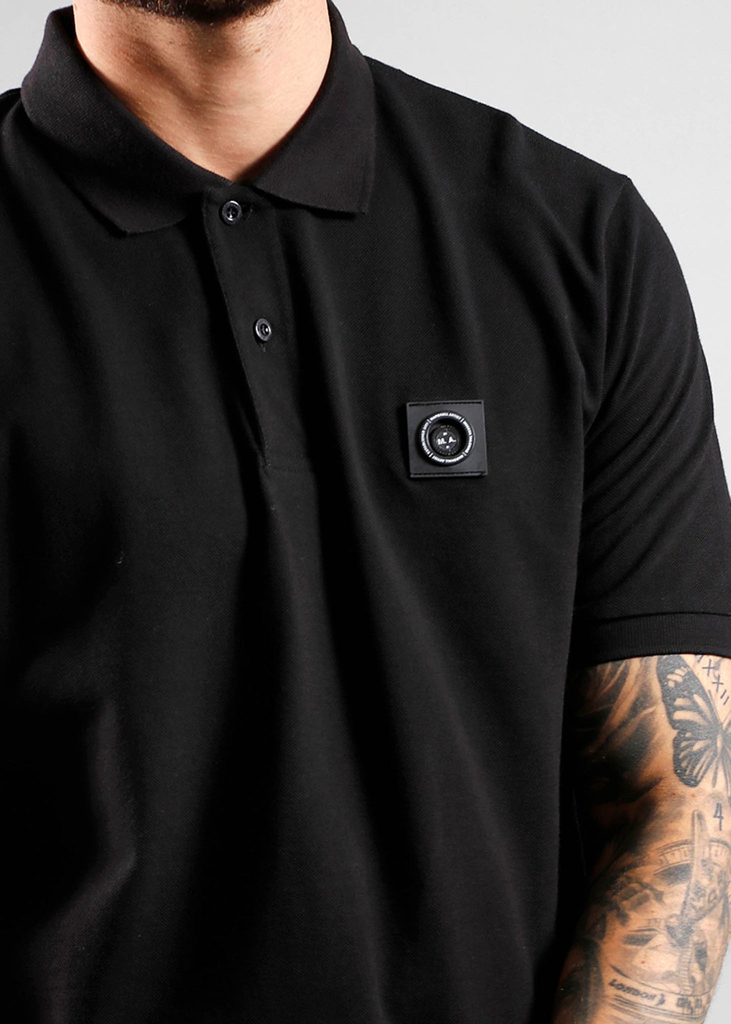 Marshall Artist Polo's Siren s/s polo - black