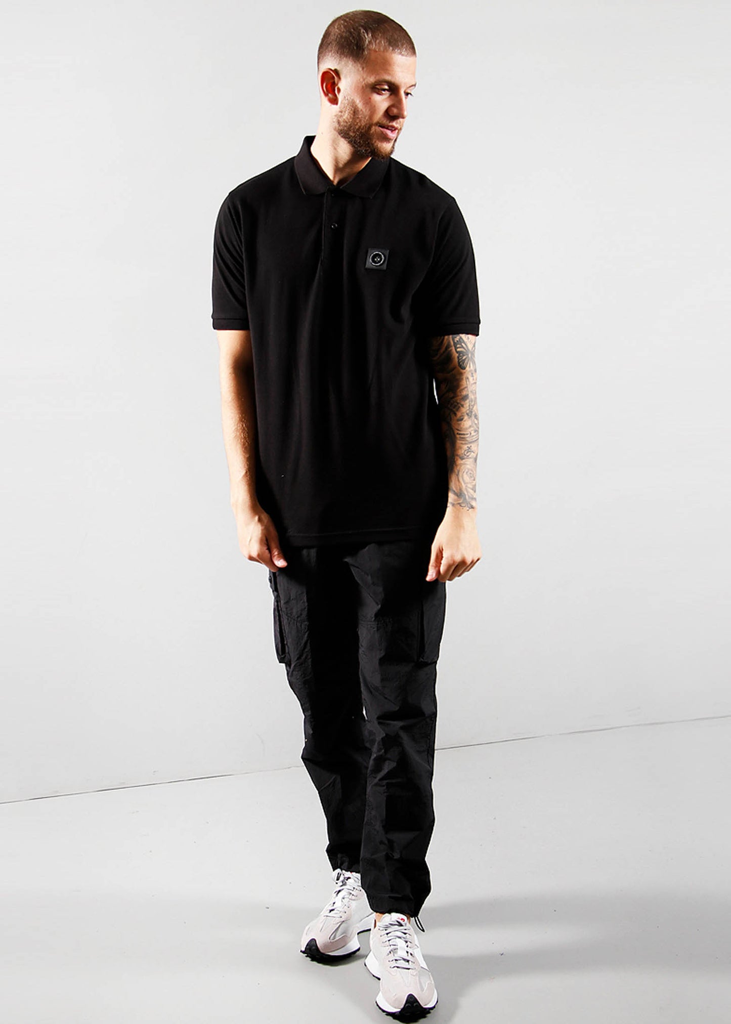 Marshall Artist Polo's Siren s/s polo - black