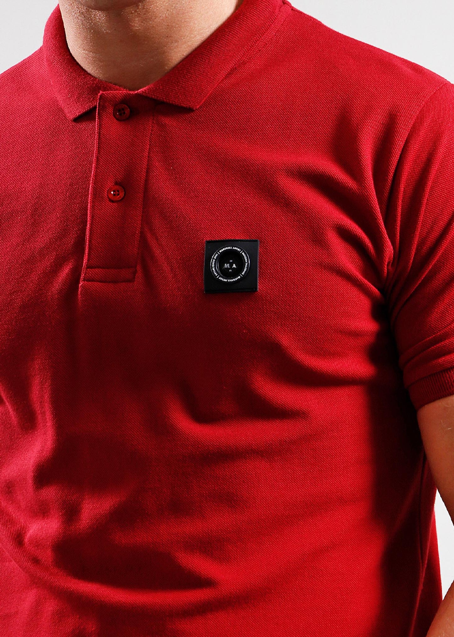 Marshall Artist Polo's Siren ss polo - guard red