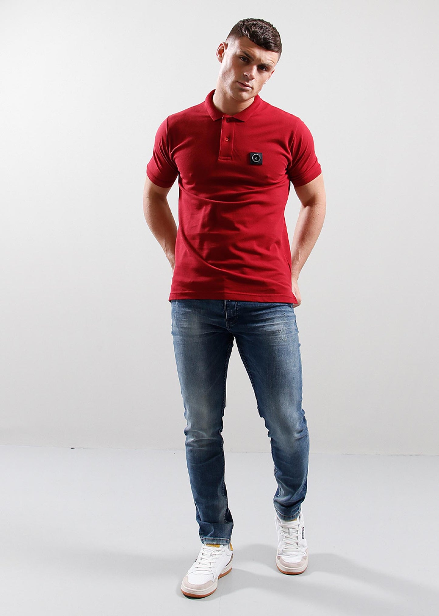 Marshall Artist Polo's Siren ss polo - guard red