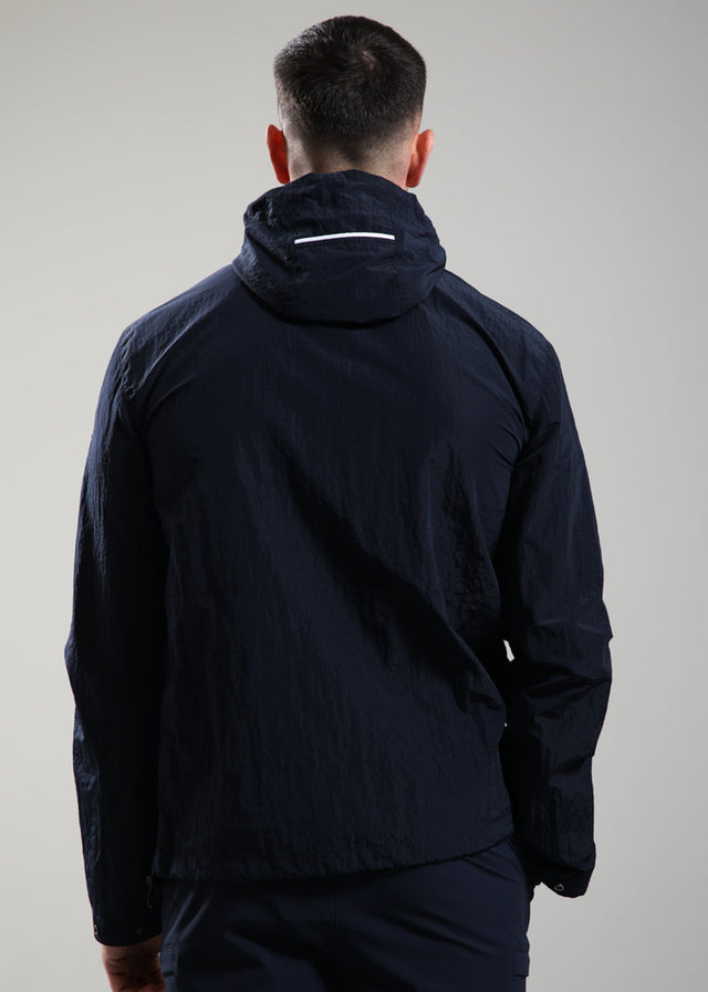 Marshall Artist Jassen Sicuro hooded overshirt - navy