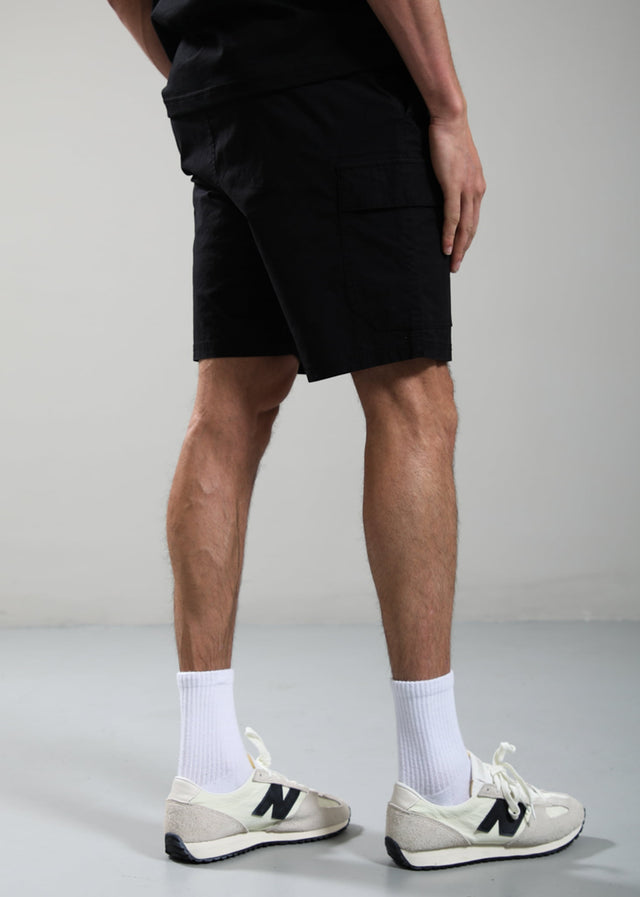 Marshall Artist Korte Broeken Vanguard cargo short - black