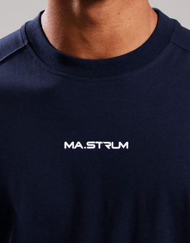 MA.Strum T-shirts Mastrum printed tee - ink navy