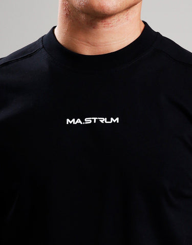 MA.Strum T-shirts Mastrum printed tee - black