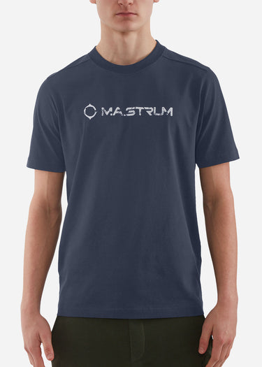 MA.Strum T-shirts Cracked logo tee - ink navy