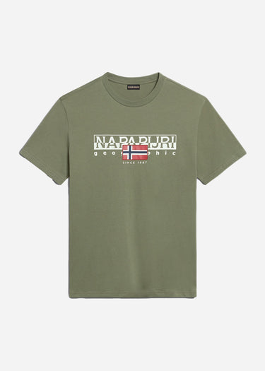 Napapijri T-shirts  Aylmer t-shirt - green lichen