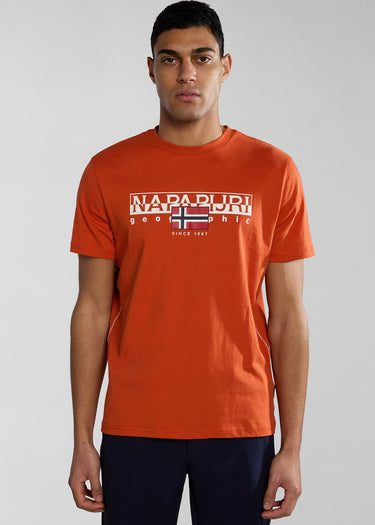 Napapijri T-shirts  Aylmer t-shirt - orange burnt