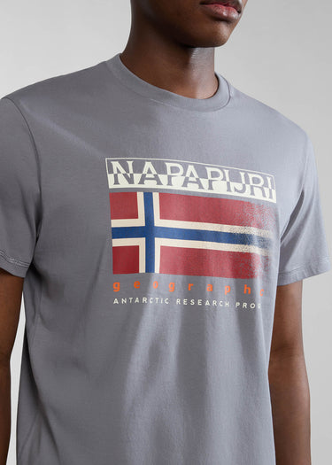 Napapijri T-shirts  Kreis t-shirt - grey owl