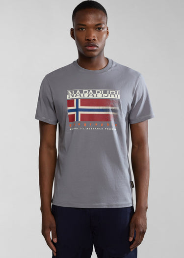 Napapijri T-shirts Kreis t-shirt - grey owl