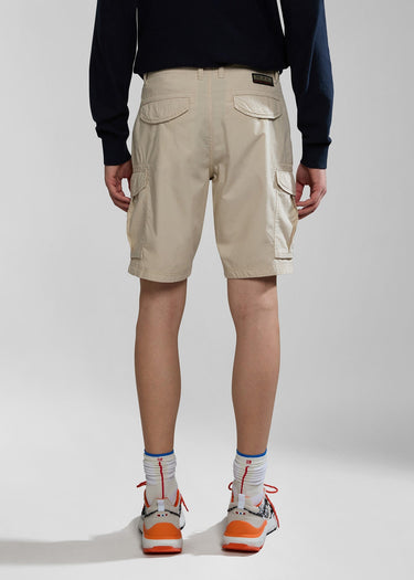 Napapijri Korte Broeken Noto 2.0 short - beige silvr