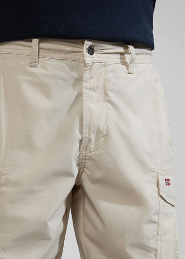 Napapijri Korte Broeken Noto 2.0 short - beige silvr