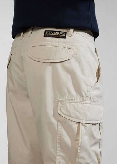 Napapijri Korte Broeken  Noto 2.0 short - beige silvr