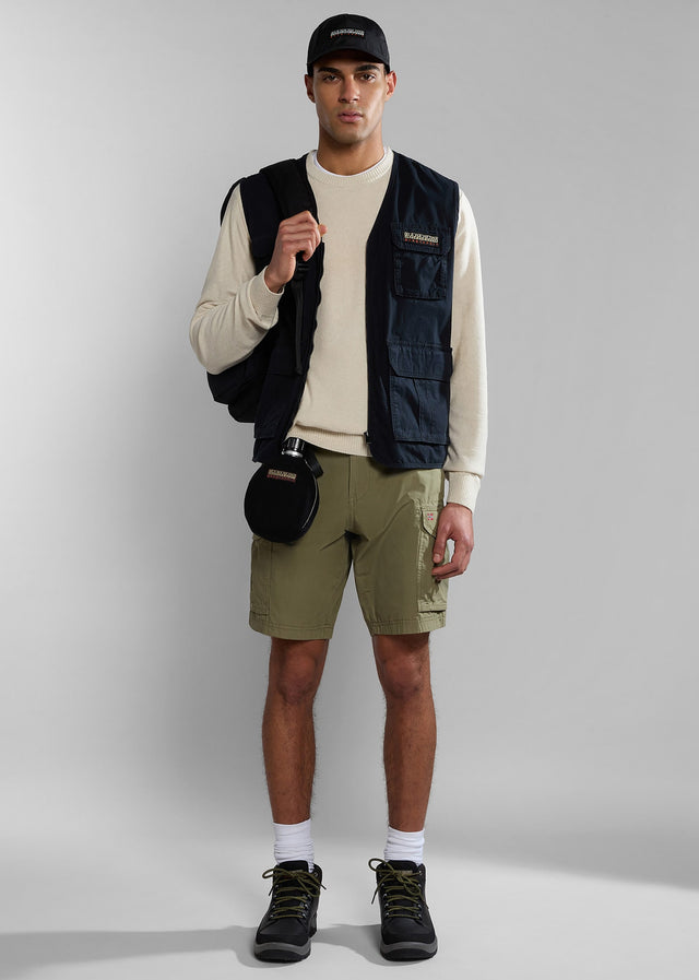 Napapijri Korte Broeken Noto 2.0 short - green lichen
