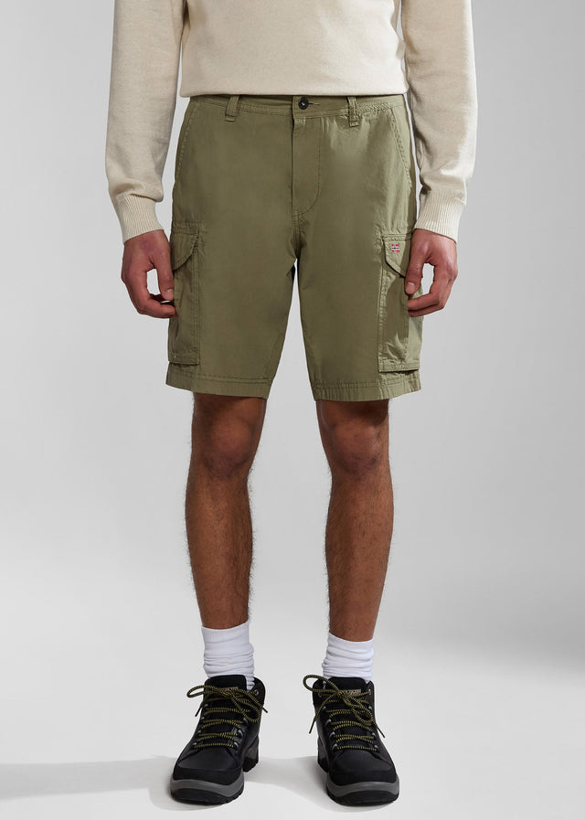 Napapijri Korte Broeken Noto 2.0 short - green lichen